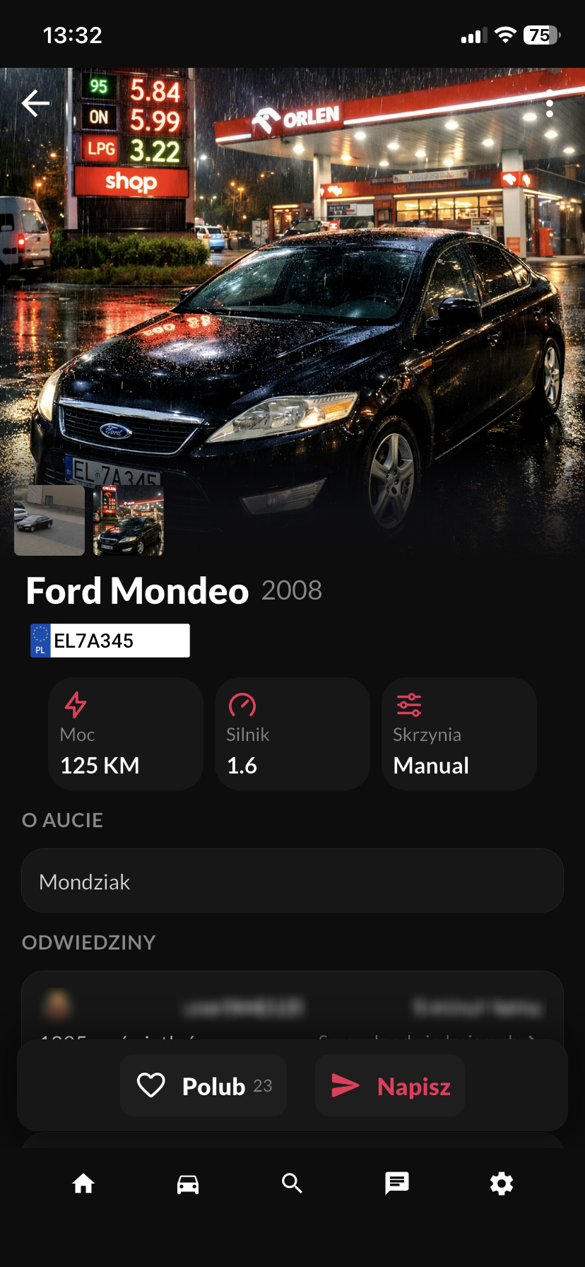 Carify – Profil pojazdu